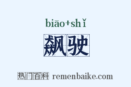 飙驶是什么意思的图片